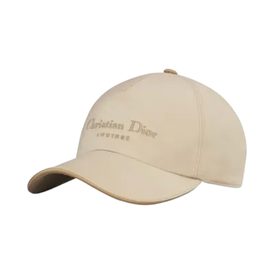 Dior Christian Dior Couture Baseball Cap Technical Cotton "Beige"