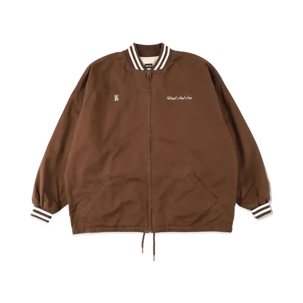 WIND AND SEA WDS Canvas Derby Jacket "Brown"