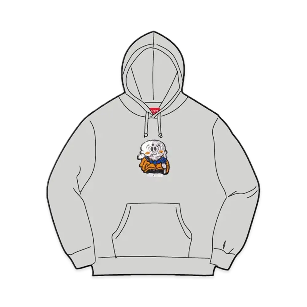 Supreme AOI Buddha Hooded Sweatshirt "Heather Grey"