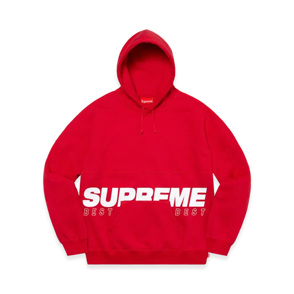 Supreme Best Of The Best Hooded Sweatshirt "Red"