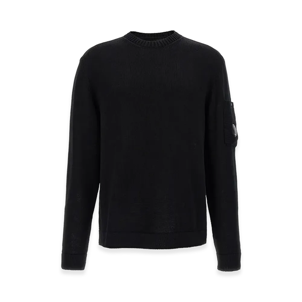 C.P. Company Mercerized Cotton Sweater "Black"