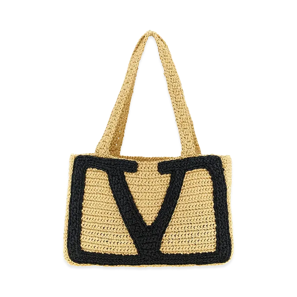 Valentino Garavani Women's 'viva Superstar' Midi Shopping Bag "Beige"