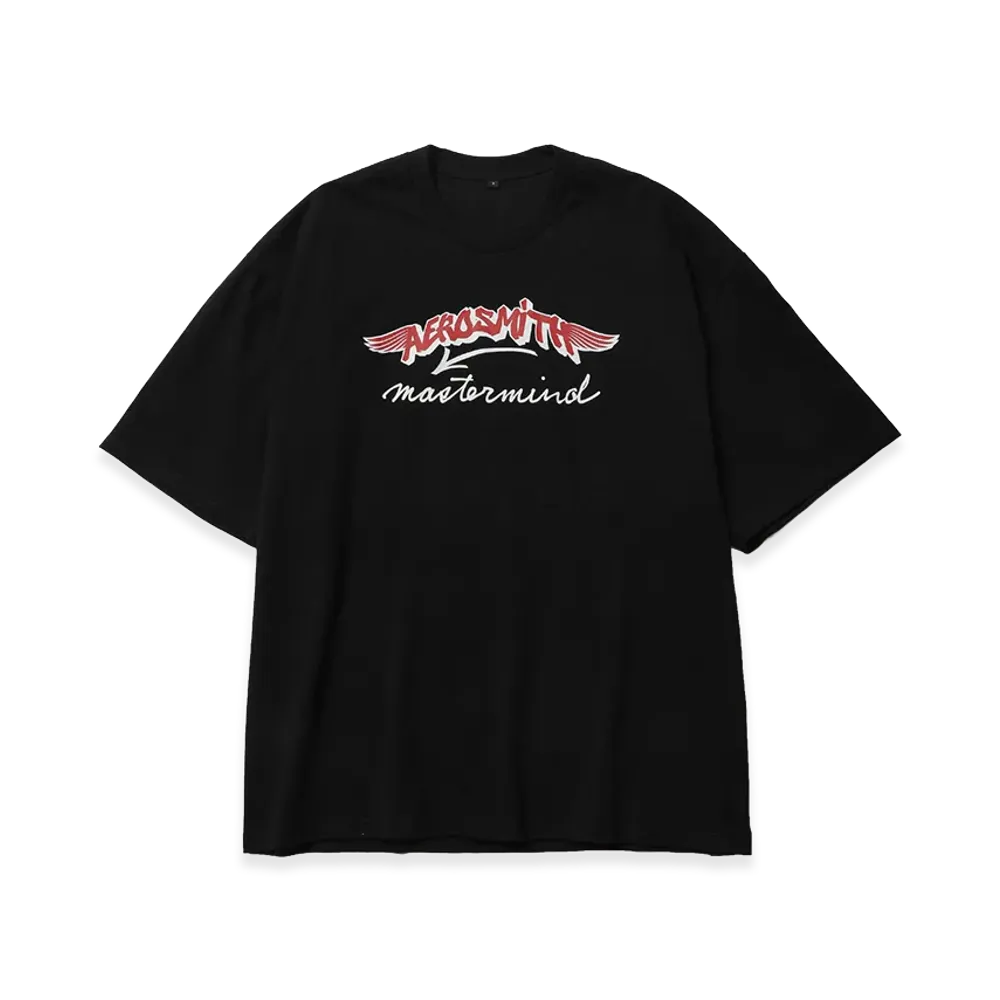 MASTERMIND WORLD x AEROSMITH Let Rock Rule S/S Tee "Black"
