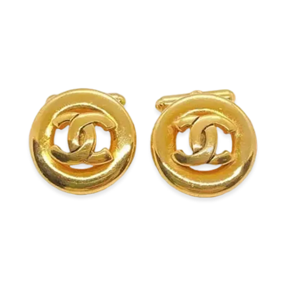 CHANEL Coco Mark Cufflinks "Gold"