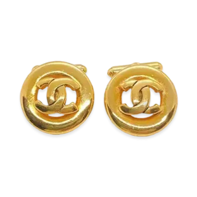 CHANEL Coco Mark Cufflinks "Gold"