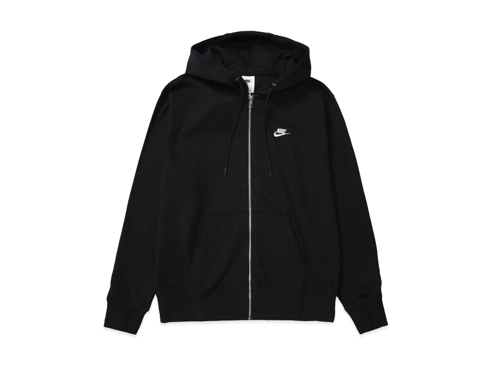 Nike Club Ft Full Zip Hoodie "Black"