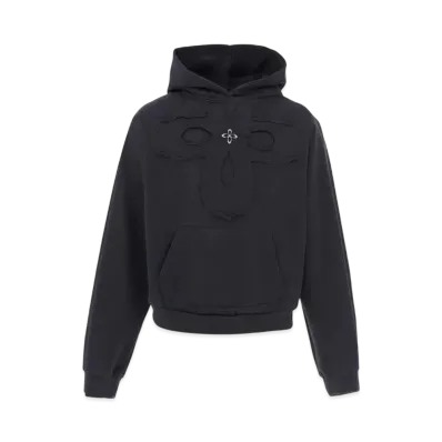 SURGERY Clover Logo Patchs Sweat Hoodie "Charcoal"