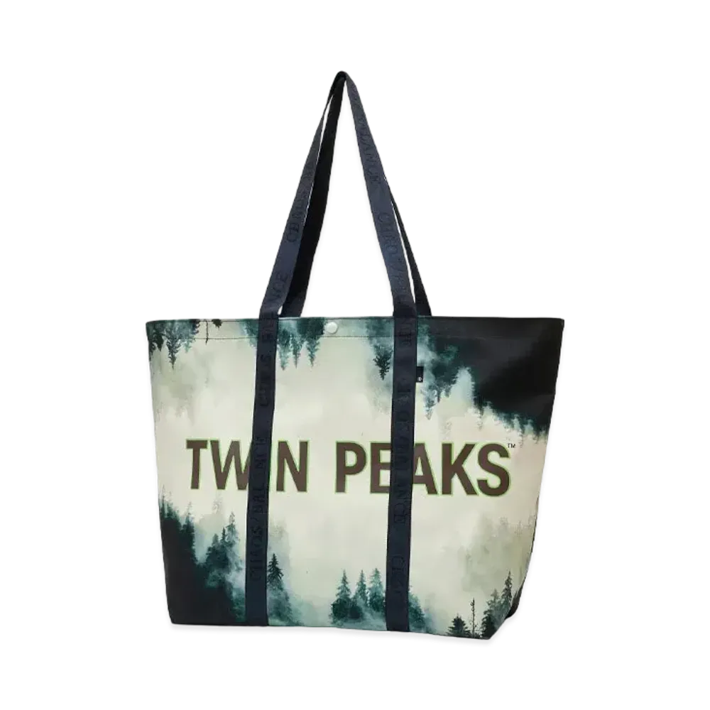 UNDERCOVER Twin Peaks 2Way Polyester Tote Bag "Ivory Base"