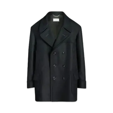 Maison Margiela Oversized Caban Coat "Black"