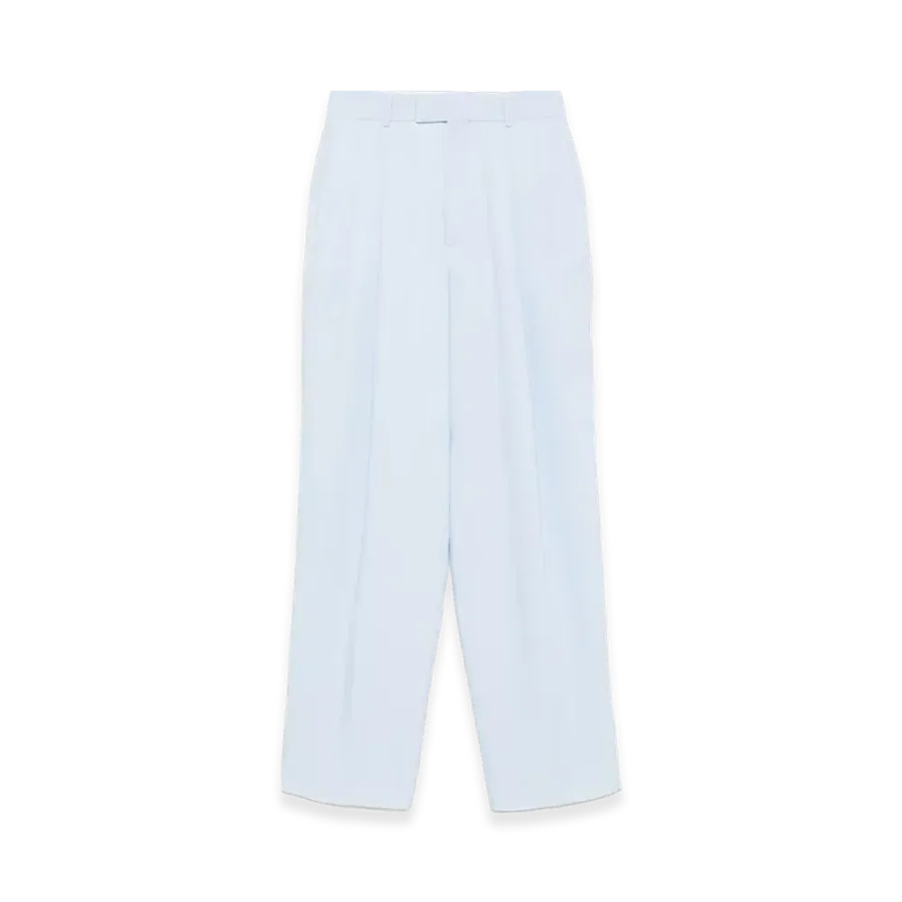 Bottega Veneta Women's Trousers "Light Blue"
