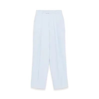 Bottega Veneta Women's Trousers "Light Blue"