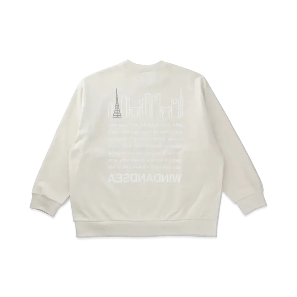 WIND AND SEA x Manhattan Portage Crewneck "White"