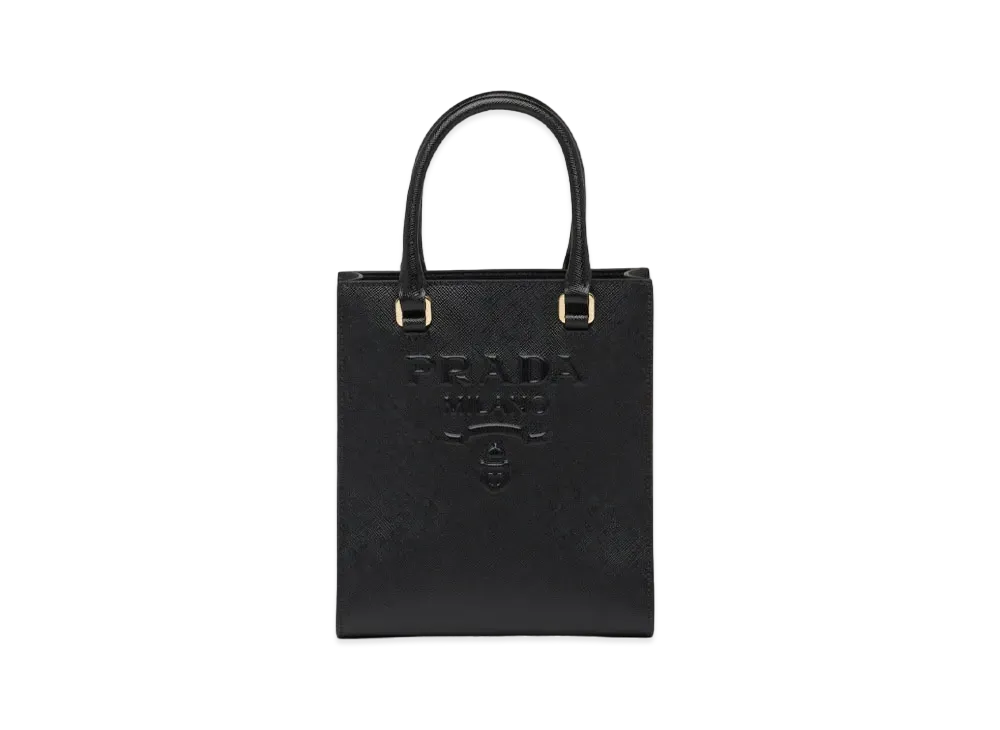 PRADA Small Saffiano Leather Handbag "Black"