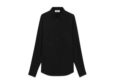 CELINE Classic Shirt / Cotton Poplin "Black"