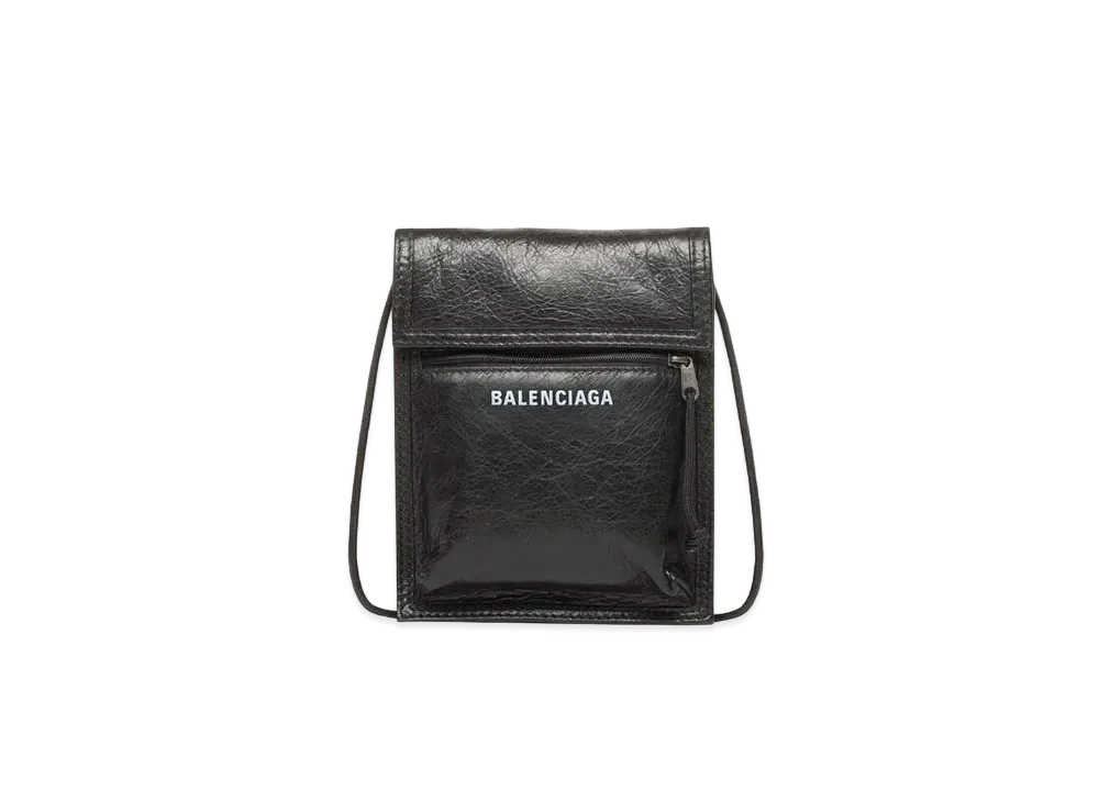 BALENCIAGA Explorer Small Pouch With Strap "Black"