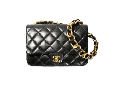 CHANEL Large Flap Bag Lambskin "Black"