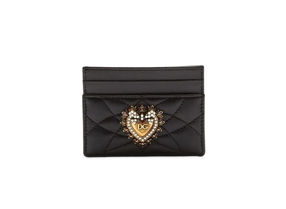 ドルチェ&ガッバーナ ディボーション カードホルダー "ブラック" BI0330AV96780999