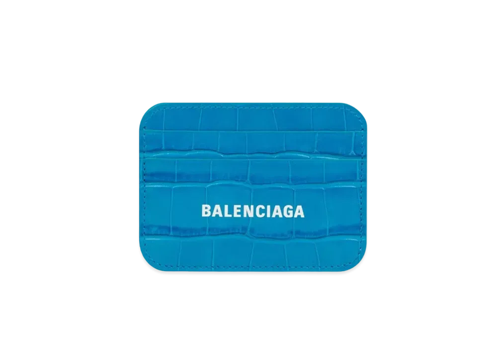 BALENCIAGA Cash Card Holder "Blue"
