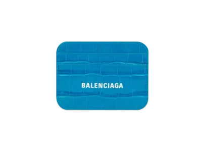 BALENCIAGA Cash Card Holder "Blue"