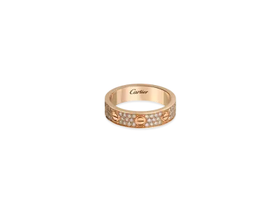 Cartier Love Wedding Band, Diamond-Paved