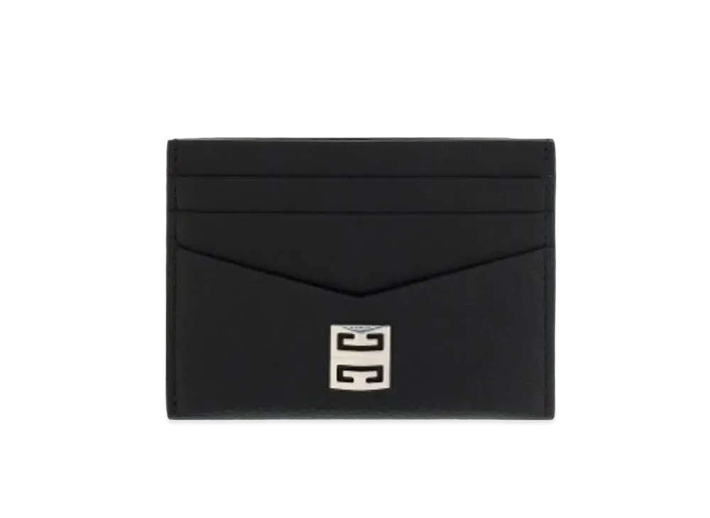 GIVENCHY Card Holder in Grained Leather "Black"