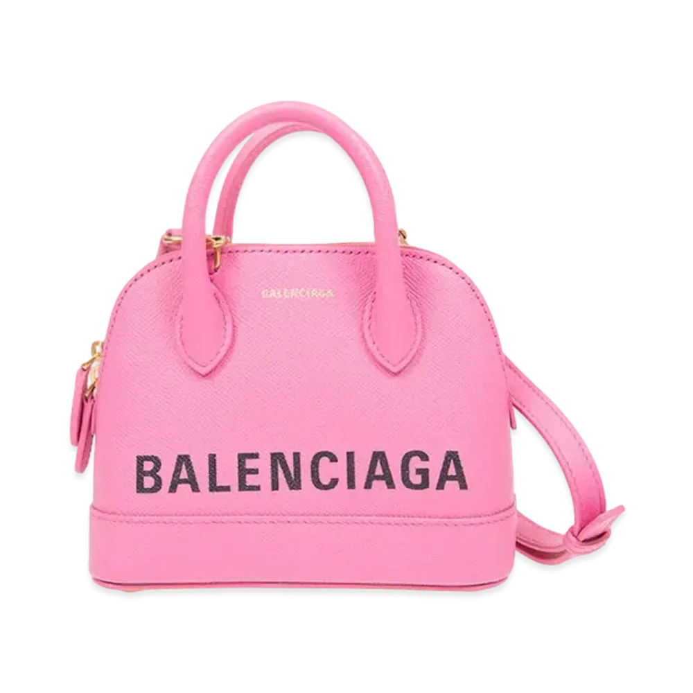 BALENCIAGA Plus Small Ville Handbag "Pink"