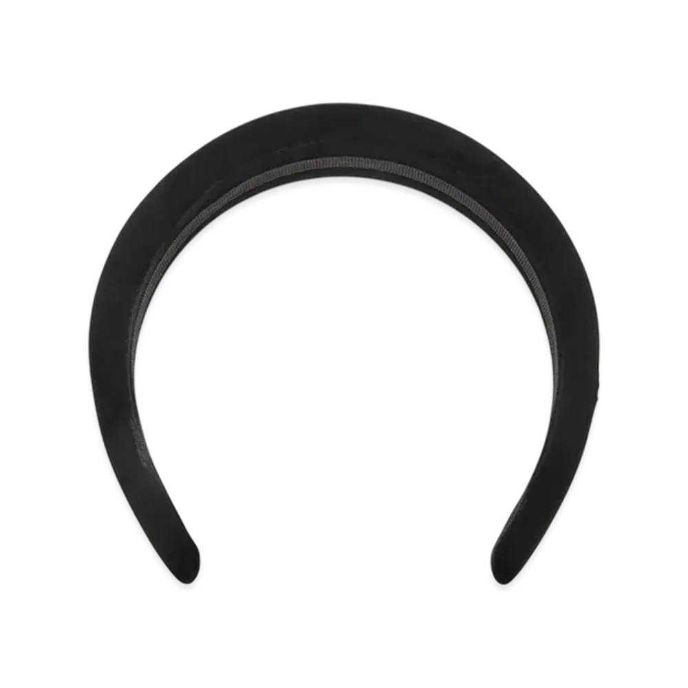 BALENCIAGA Holli Headband "Black/Shiny Silver"