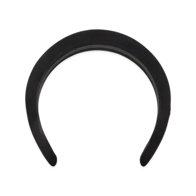 BALENCIAGA Holli Headband "Black/Shiny Silver"