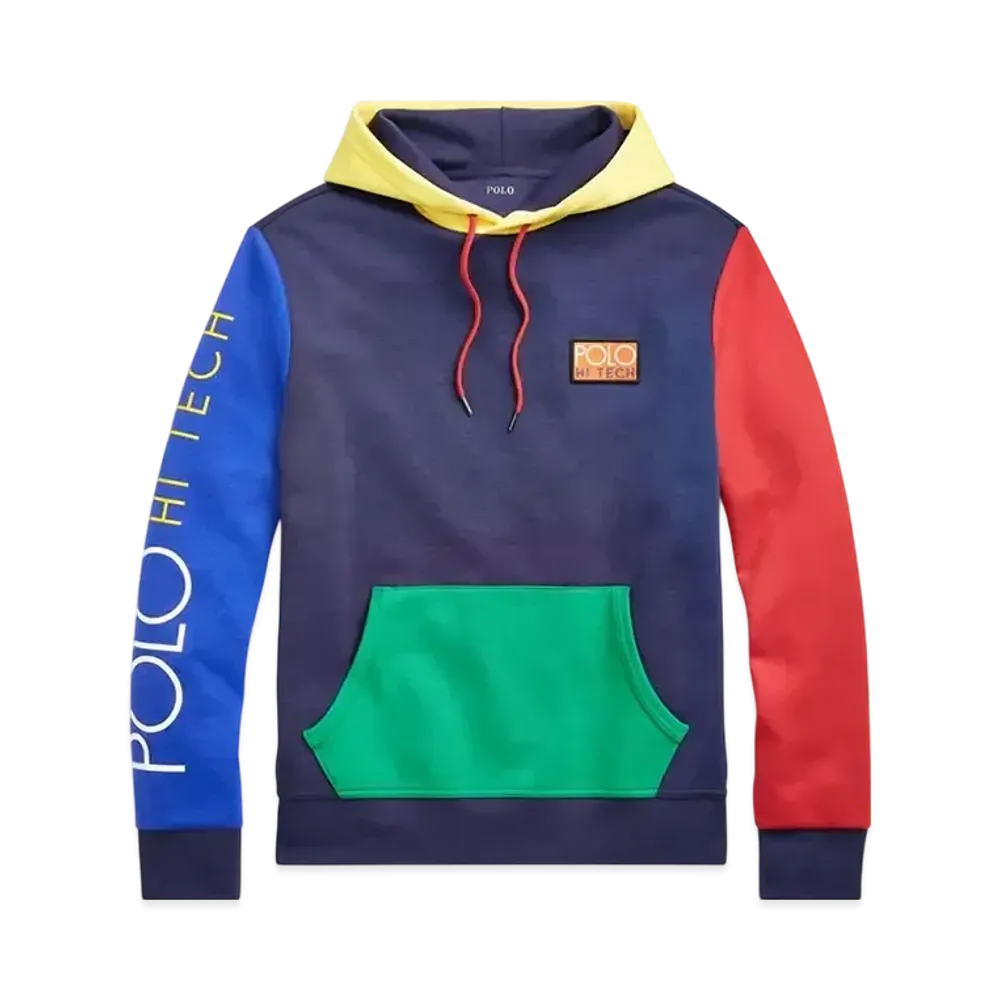 Polo Ralph Lauren Hi Tech Color-Blocked Hoodie "Navy/Red"