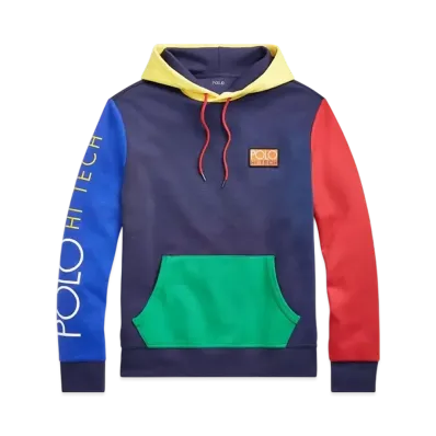 Polo Ralph Lauren Hi Tech Color-Blocked Hoodie "Navy/Red"