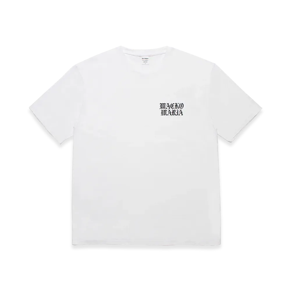 WACKO MARIA Washed Heavy Weight T-Shirt "White"