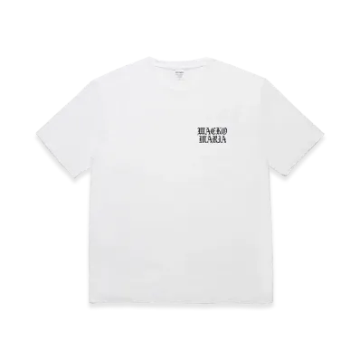 WACKO MARIA Washed Heavy Weight T-Shirt "White"