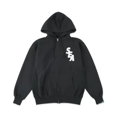 WIND AND SEA SDT (Dot) Full Zip Hoodie "Black"
