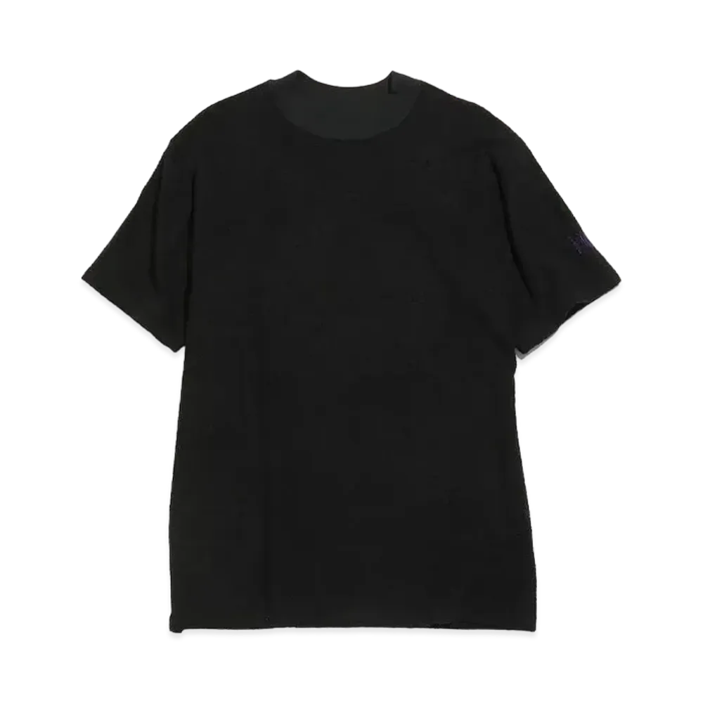 Needles S/S MOCK NECK TEE - COTTON PILE JERSEY "Black"