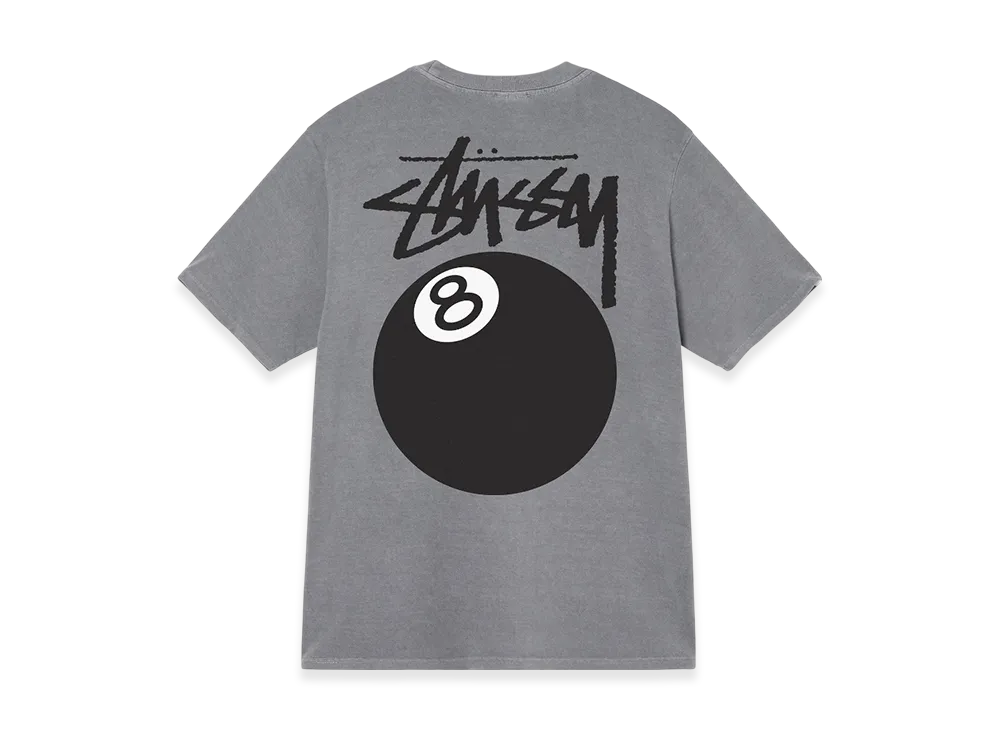 Stussy 8 Ball Pigment Dyed Tee "Grey"