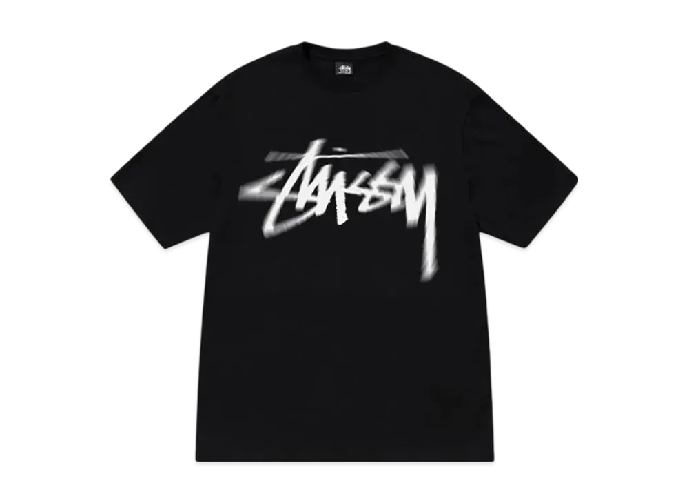 Stussy Dizzy Stock Tee "Black"
