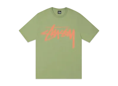 Stussy Dizzy Stock Tee "Moss"