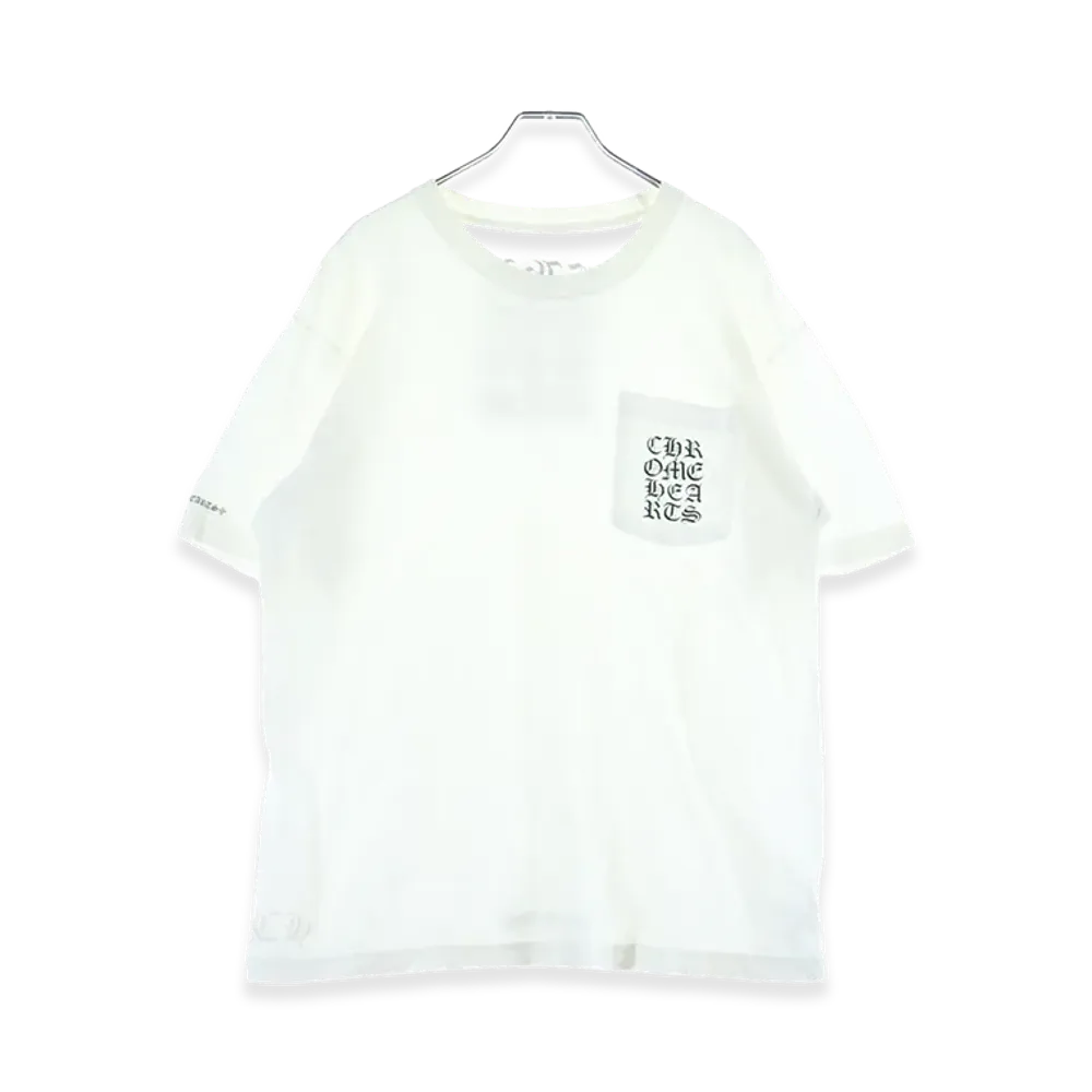 Chrome Hearts Vertical Logo S/S T-Shirt "White"