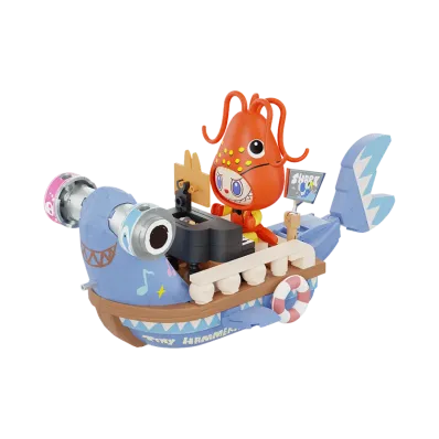 POP MART THE MONSTERS Chasing Mermaids Series Blocks The Tiny Hammerhead