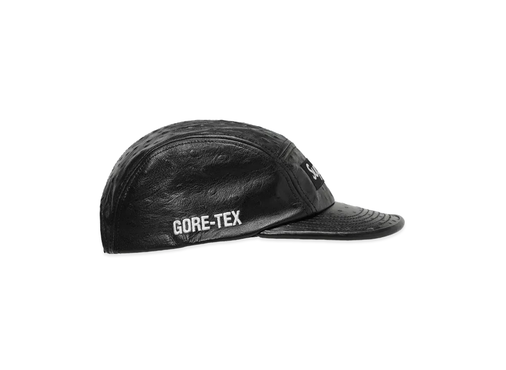 Supreme Ostrich Embossed Leather GORE-TEX Camp Cap 