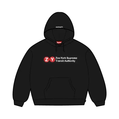 Supreme x Zoo York Hooded Sweatshirt "Black"