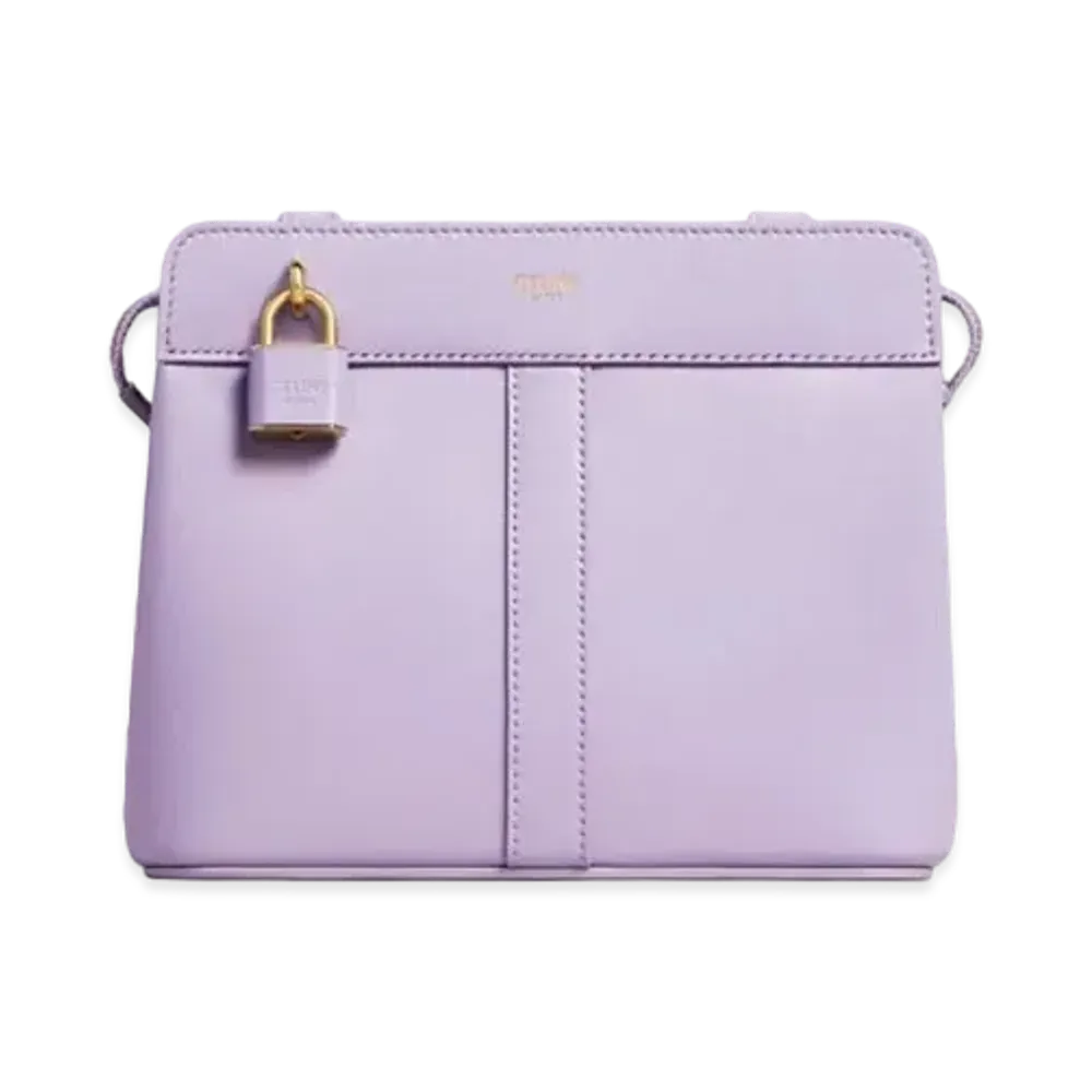 CELINE Teen Cabas de France in Shiny Calfskin "Lilas"