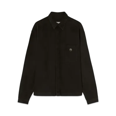 AMBUSH Boxy Fit Denim Shirt "Black"