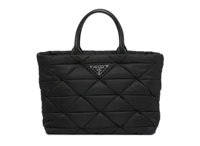 PRADA Medium Padded Nylon Tote "Black"
