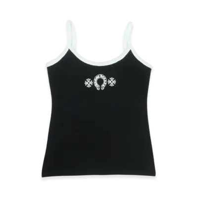 Chrome Hearts Roller Skates Horseshoe Camisole "Black"
