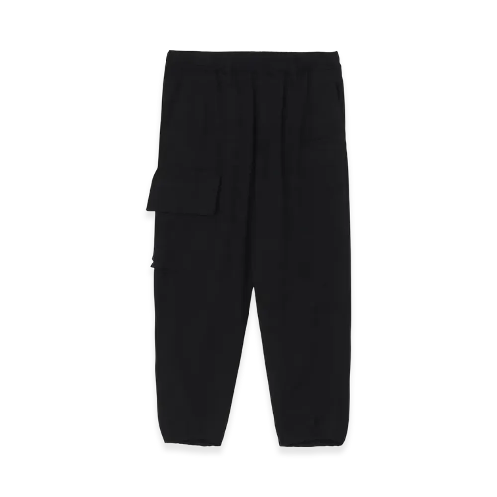 Yohji Yamamoto POUR HOMME Regulation Cellulose Gabardine Rib Flappocket Pants "Black"