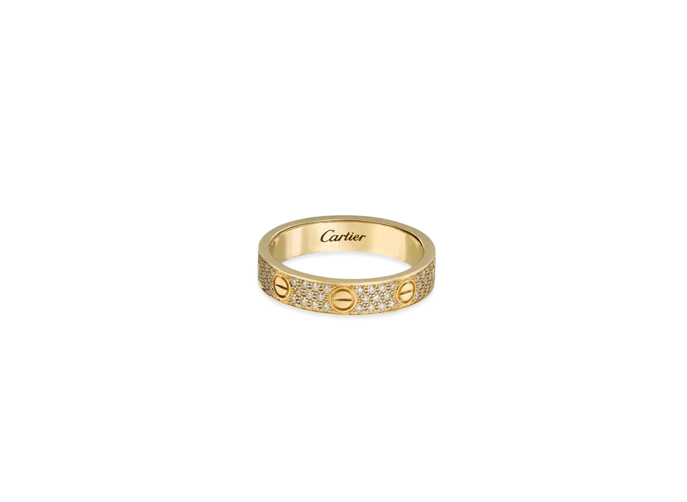 Cartier Love Wedding Band, Diamond-Paved