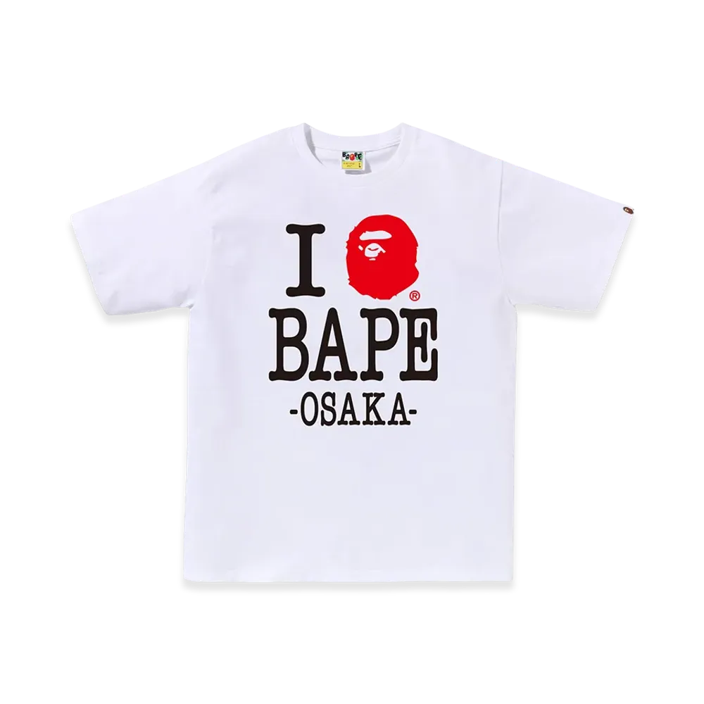 A BATHING APE I Love Bape Osaka Tee "White"