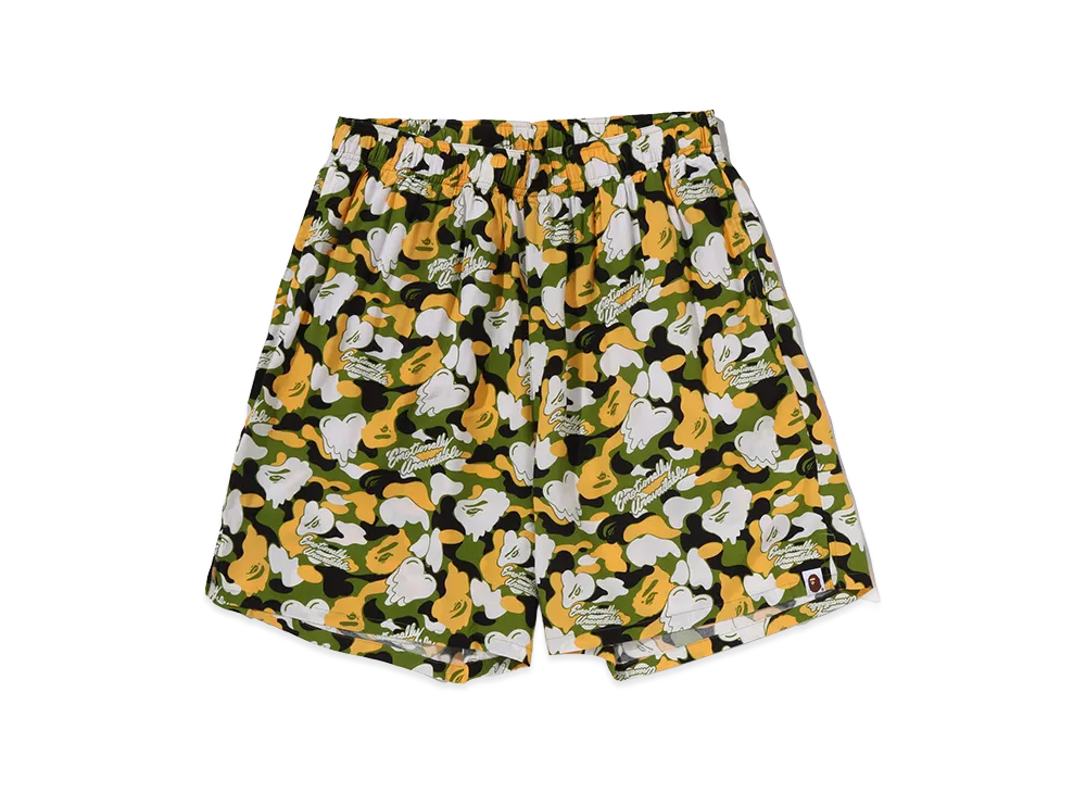 A BATHING APE x EMOTIONALLY UNAVAILABLE Shorts "Green"