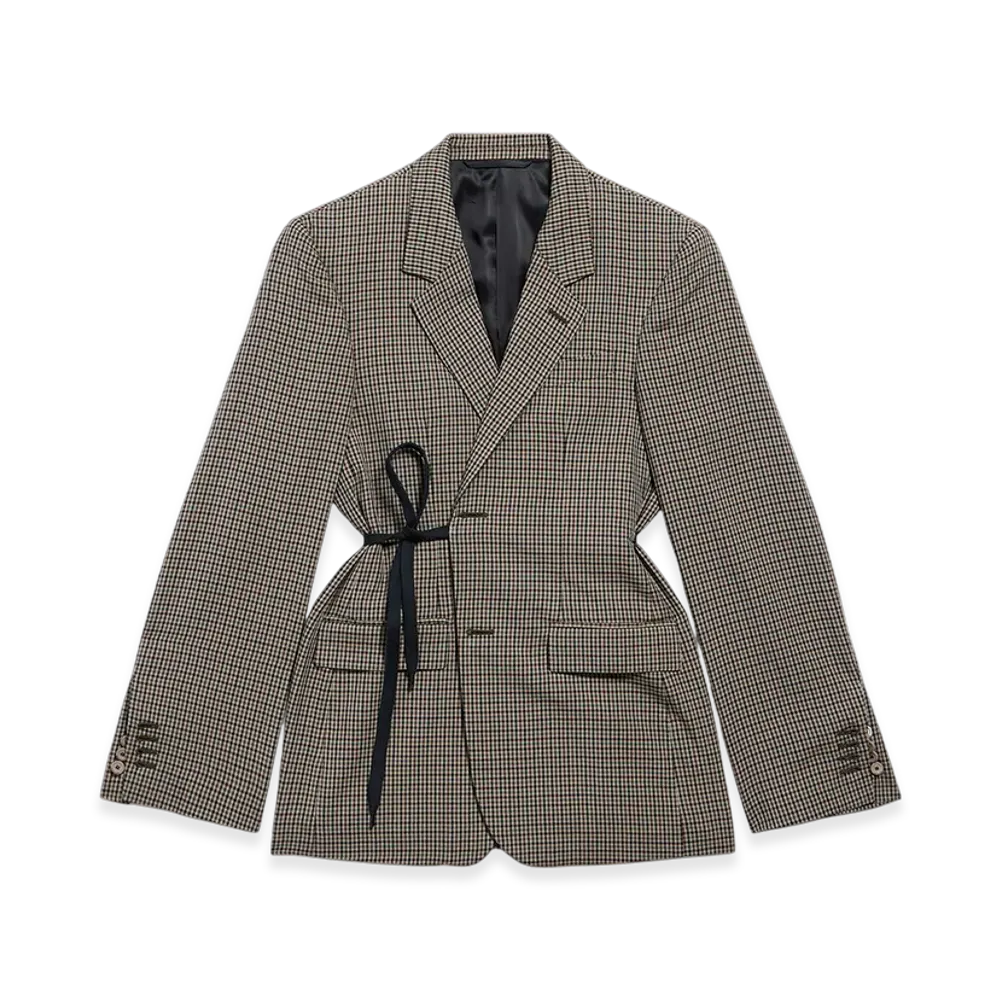 BALENCIAGA Wrap Tailored Jacket "Khaki/Brown"